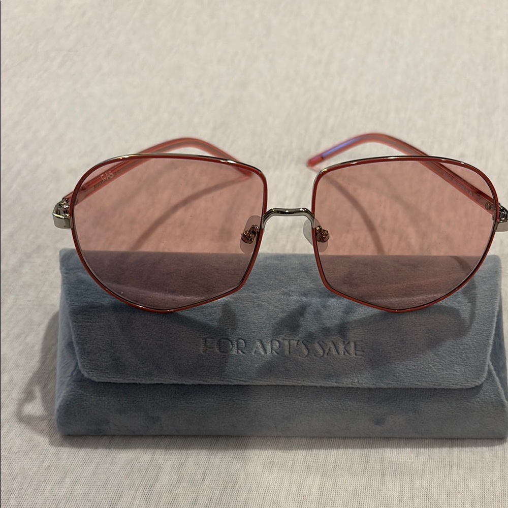 For Art’s Sake Pink Sunglasses